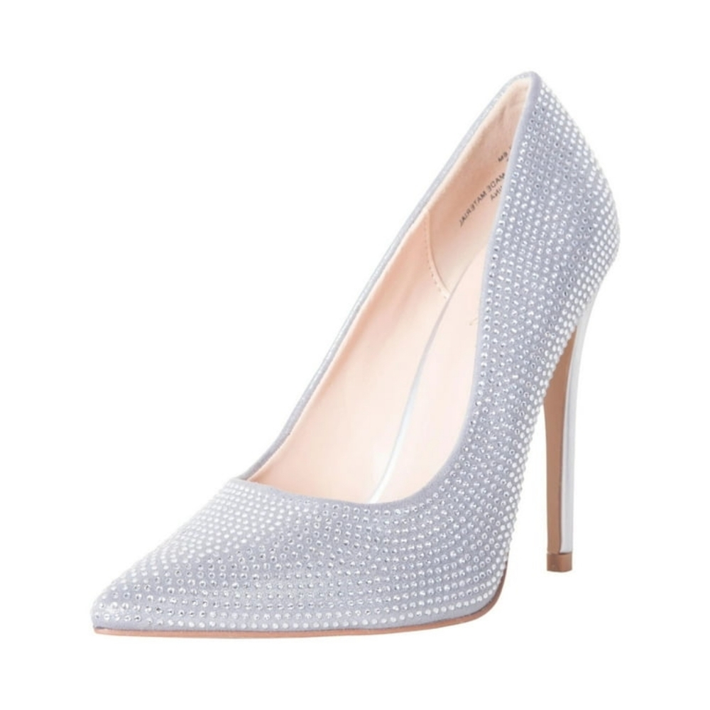 Lauren Lorraine Dori Rhinestone Pointed Toe Shoes High Heel Formal Pumps Size 10